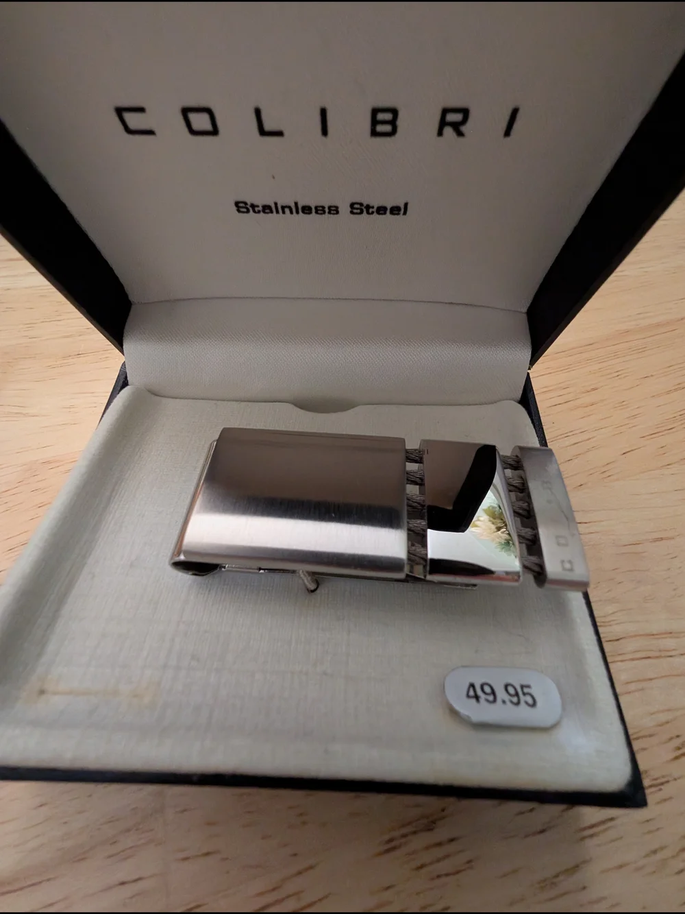 Stainless Steel Polished Silver Money Clip